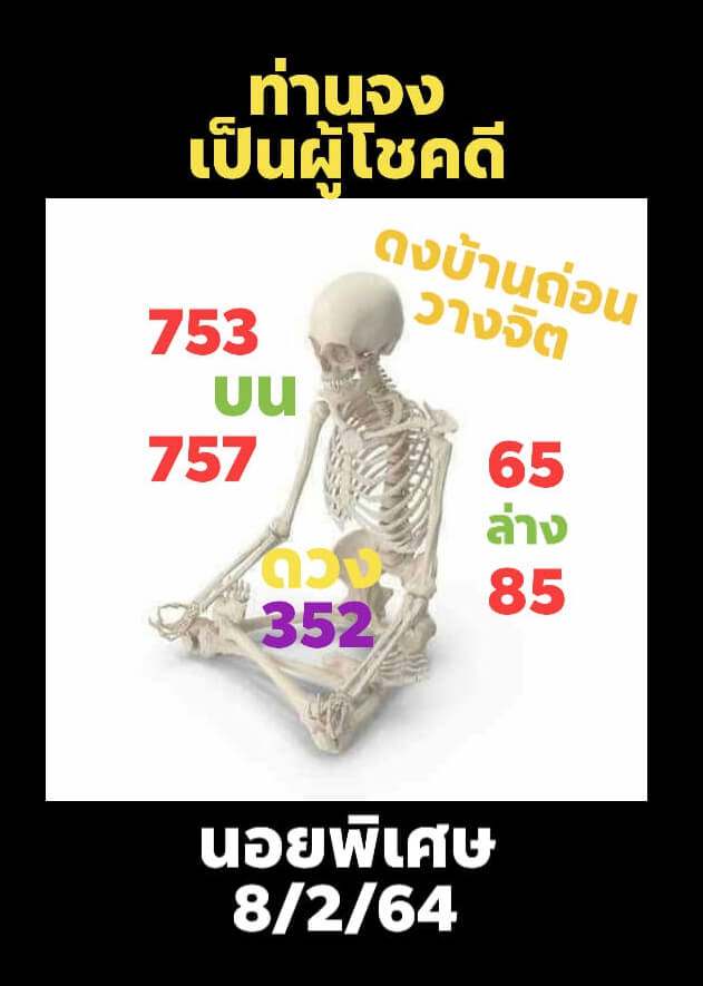 หวยฮานอย 8/2/64 ชุดที่ 10