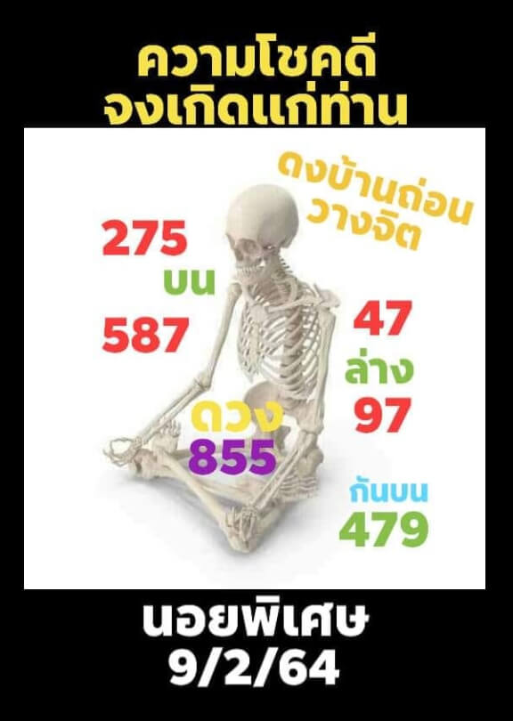 หวยฮานอย 9/2/64 ชุดที่ 10