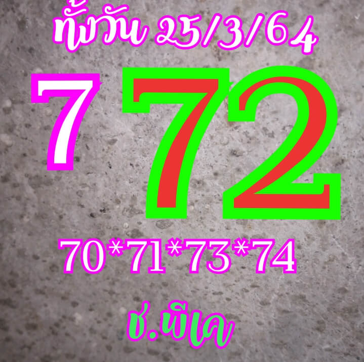 หวยหุ้น 25/3/64 ชุดที่ 3