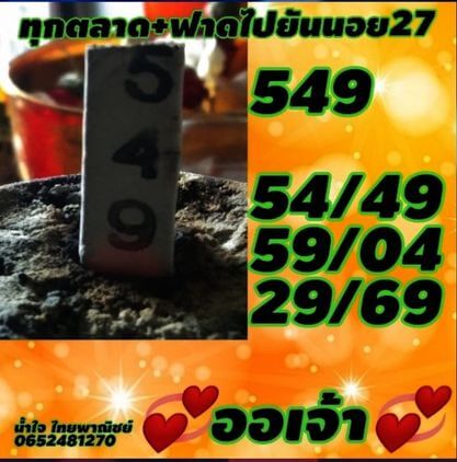 หวยฮานอย 27/4/64 ชุดที่ 5