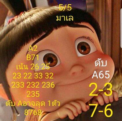 หวยมาเลย์ 5/5/64 ชุดที่ 5