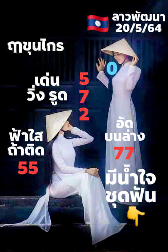 หวยลาว 20/5/64 ชุดที่ 1