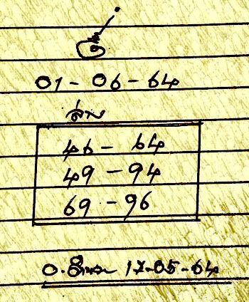 หวยหลวงพ่อเงิน 1/6/64