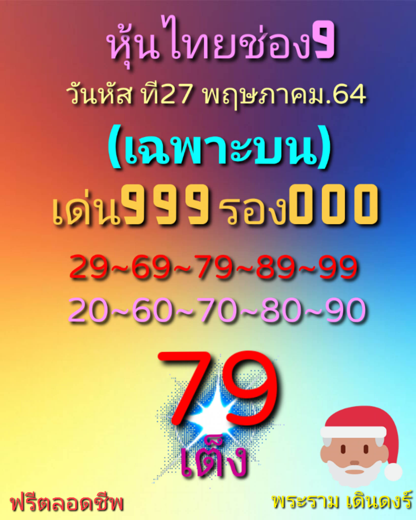 หวยหุ้น 27/5/64 ชุดที่ 10