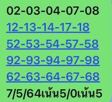 หวยหุ้น 7/5/64 ชุดที่ 2