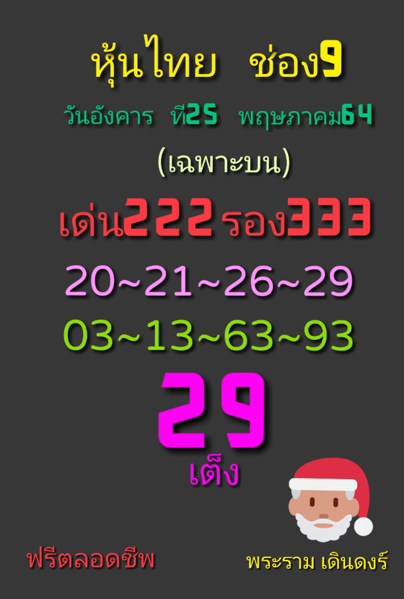 หวยหุ้น 25/5/64 ชุดที่ 2