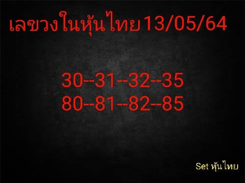 หวยหุ้น 13/5/64 ชุดที่ 11