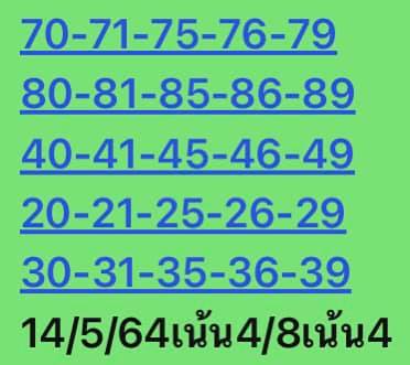 หวยหุ้น 14/5/64 ชุดที่ 6