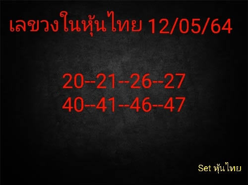 หวยหุ้น 12/5/64 ชุดที่ 4