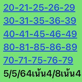 หวยหุ้น 5/5/64 ชุดที่ 6