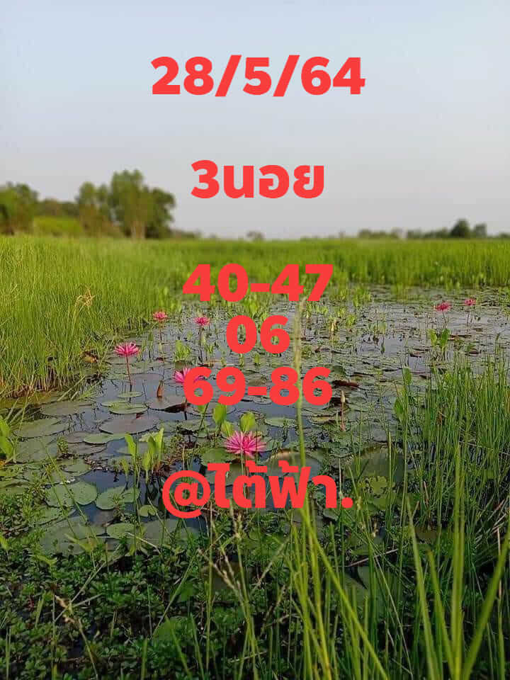 หวยฮานอย 28/5/64 ชุดที่ 9