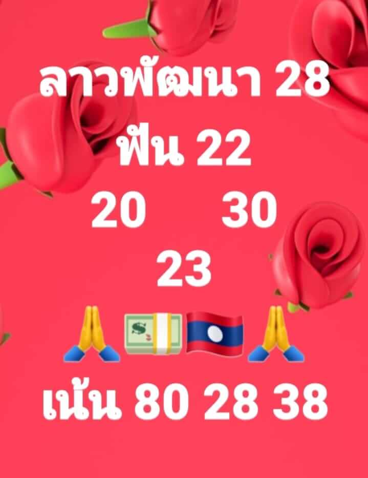 หวยลาว 28/6/64 ชุดที่ 3