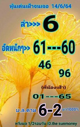 หวยหุ้น 14/6/64 ชุดที่ 7