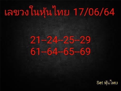 หวยหุ้น 17/6/64 ชุดที่ 7