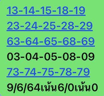 หวยหุ้น 9/6/64 ชุดที่ 9