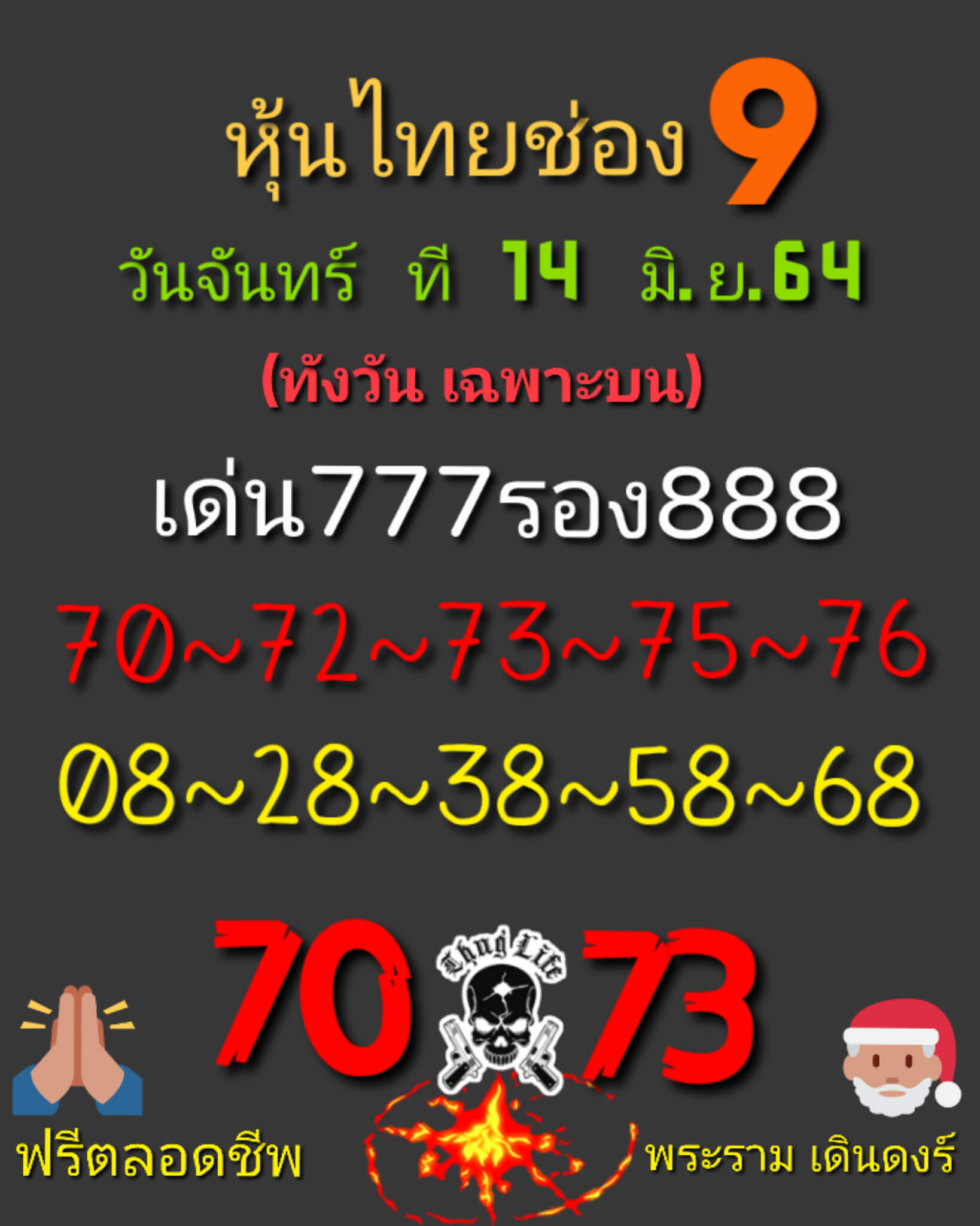 หวยหุ้น 14/6/64 ชุดที่ 5