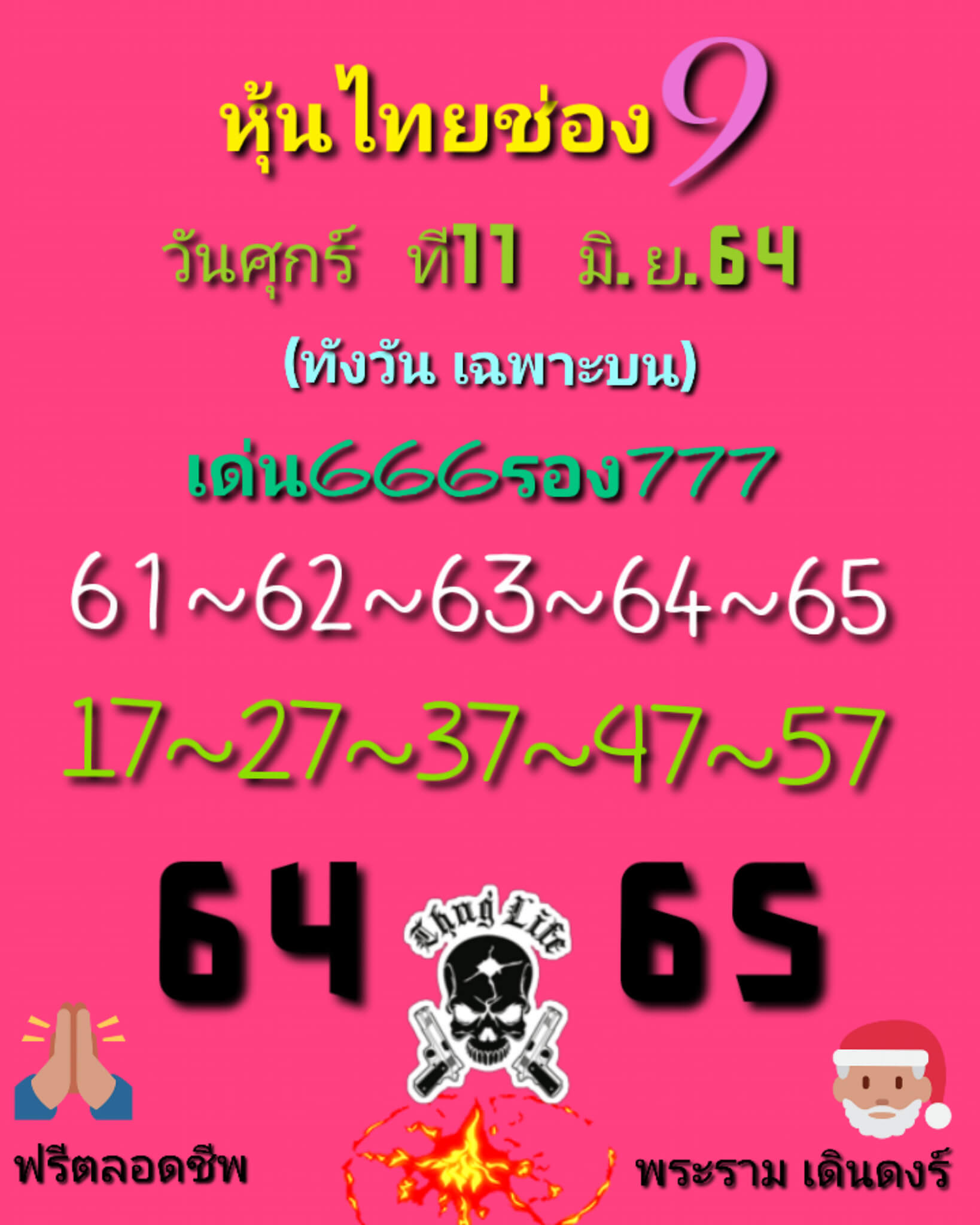 หวยหุ้น 11/6/64 ชุดที่ 3