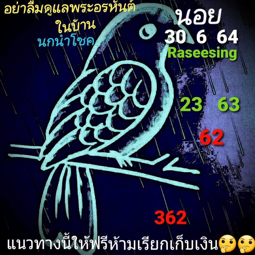 หวยฮานอย 30/6/64 ชุดที่ 2