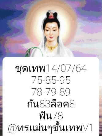 หวยหุ้น 14/7/64 ชุดที่ 9