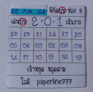 หวยหุ้น 29/7/64 ชุดที่ 4