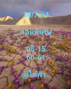 หวยฮานอย 30/7/64 ชุดที่ 5