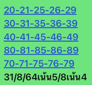 หวยหุ้น 31/8/64 ชุดที่ 4