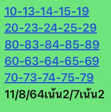 หวยหุ้น 11/8/64 ชุดที่ 8