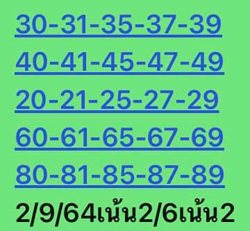 หวยหุ้น 2/9/64 ชุดที่ 7