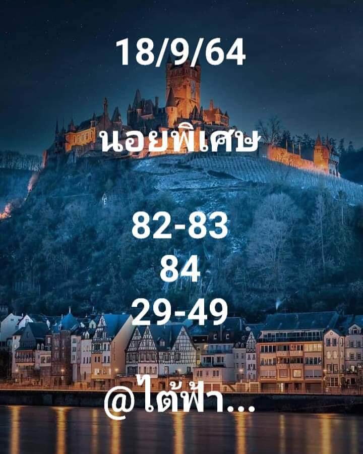 หวยฮานอย 18/9/64 ชุดที่ 3