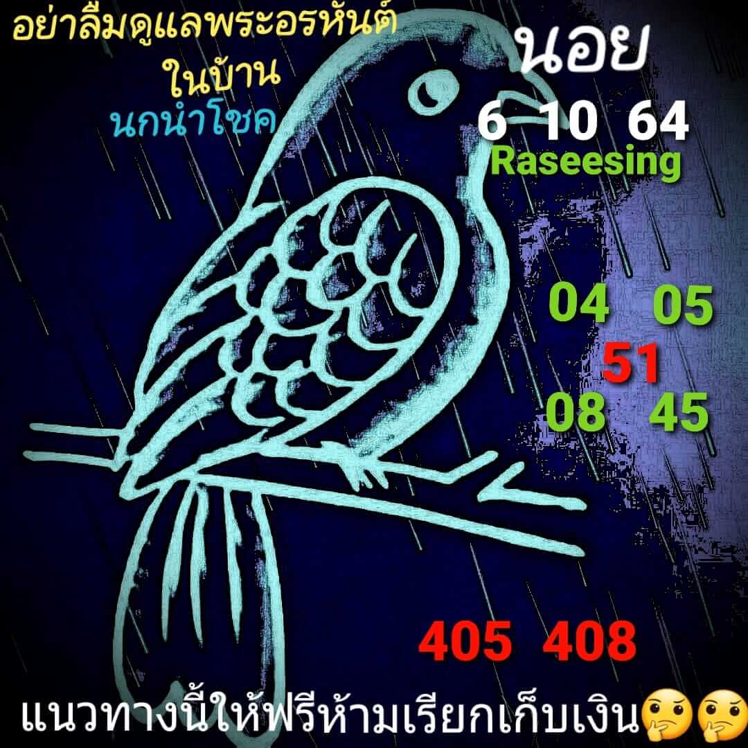 หวยฮานอย 6/10/64 ชุดที่ 8