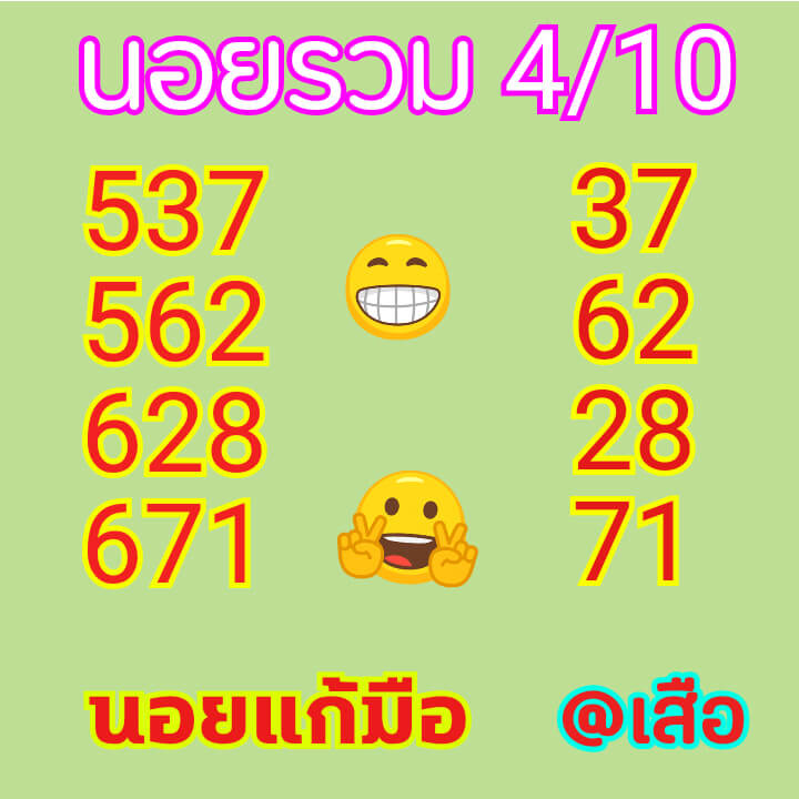 หวยฮานอย 4/10/64 ชุดที่ 7