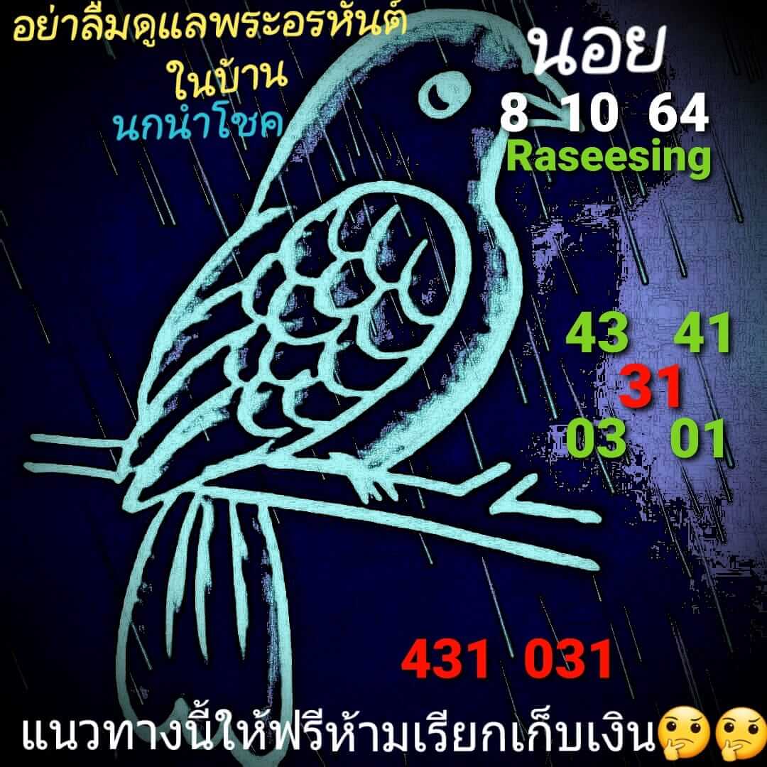 หวยฮานอย 8/10/64 ชุดที่ 7