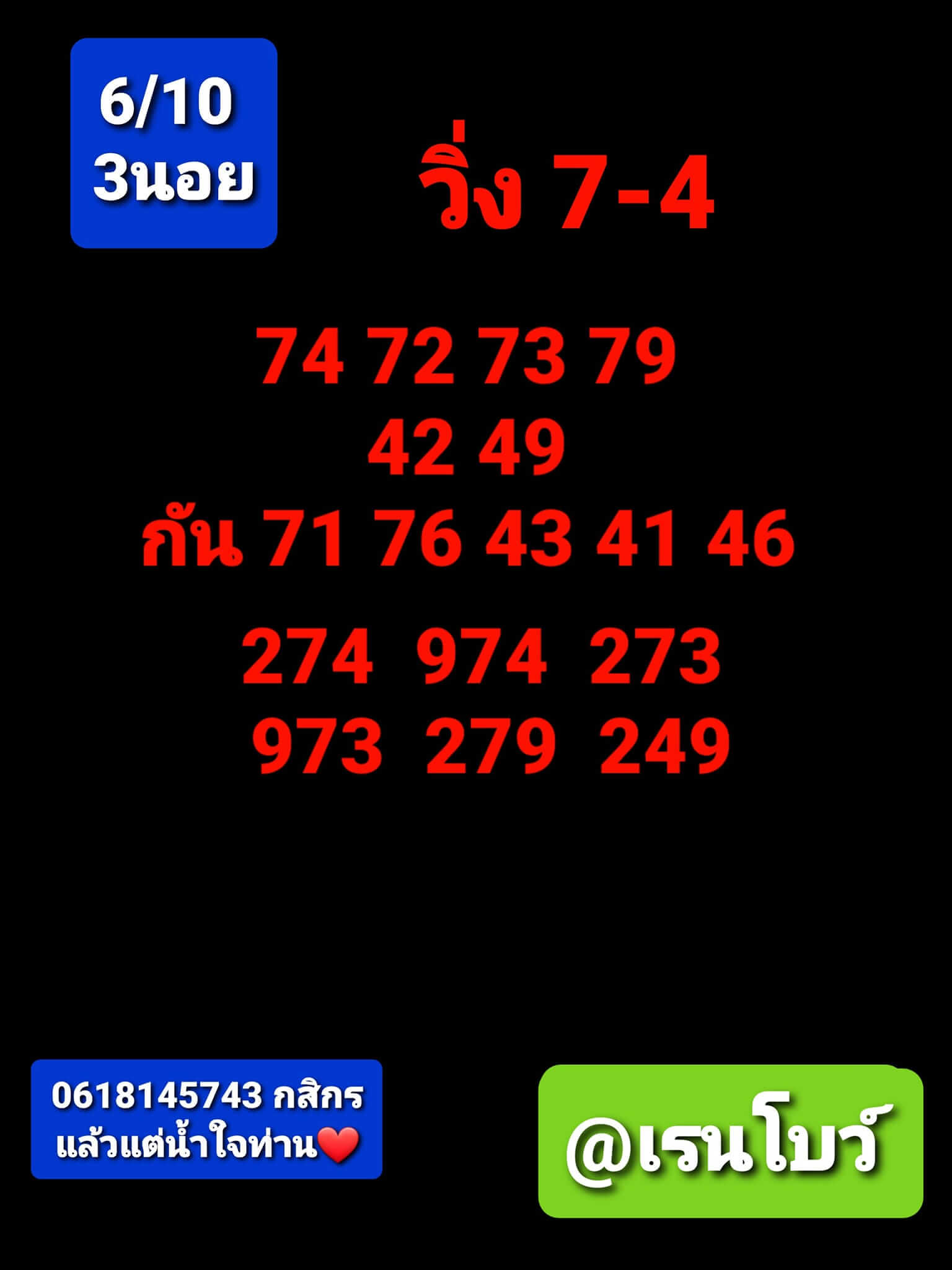 หวยฮานอย 6/10/64 ชุดที่ 2