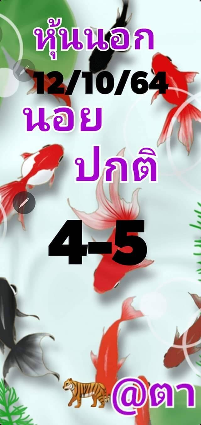 หวยฮานอย 12/10/64 ชุดที่ 1