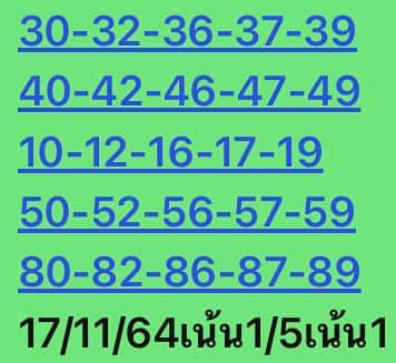 หวยหุ้น 17/11/64 ชุดที่ 2