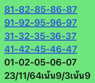 หวยหุ้น 23/11/64 ชุดที่ 2