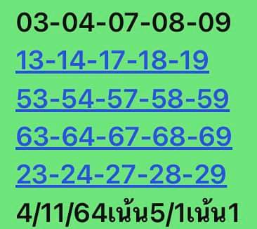 หวยหุ้น 4/11/64 ชุดที่ 4