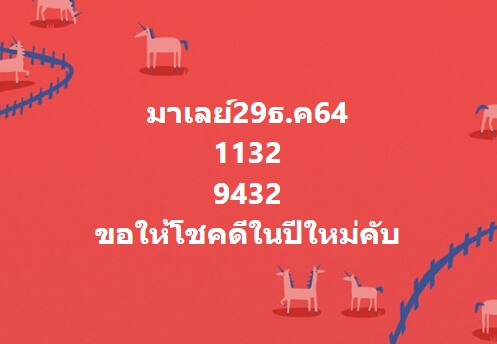 หวยมาเลย์ 29/12/64 ชุดที่ 2