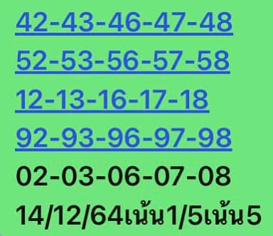 หวยหุ้น 14/12/64 ชุดที่ 4