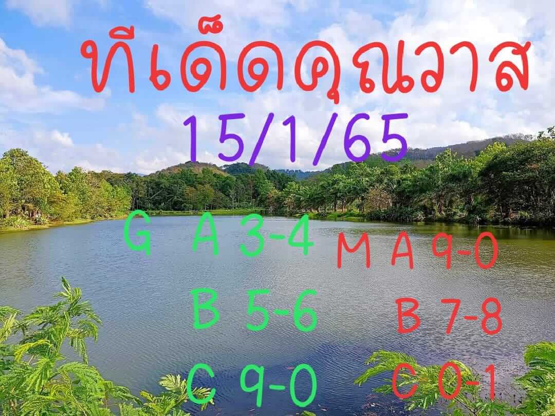 หวยมาเลย์ 15/1/65 ชุดที่ 6