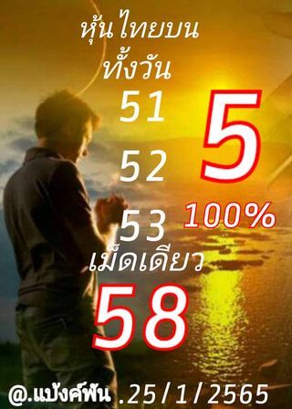 หวยหุ้น 25/1/65 ชุดที่ 4