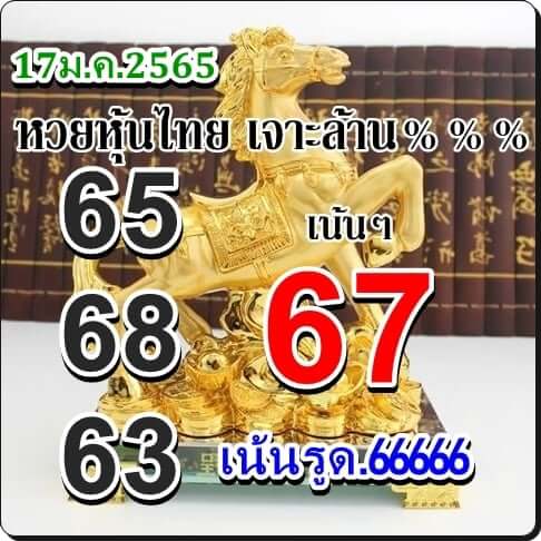 หวยหุ้น 17/1/65 ชุดที่ 9