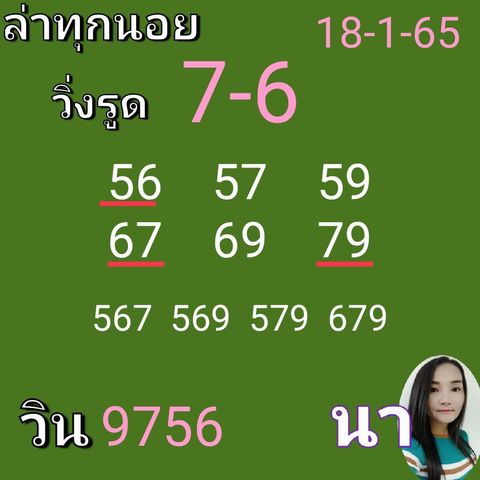 หวยฮานอย 18/1/65 ชุดที่ 7