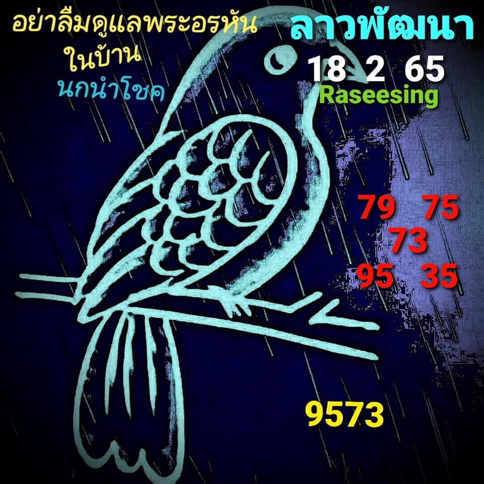 หวยลาว 18/2/65 ชุดที่ 10