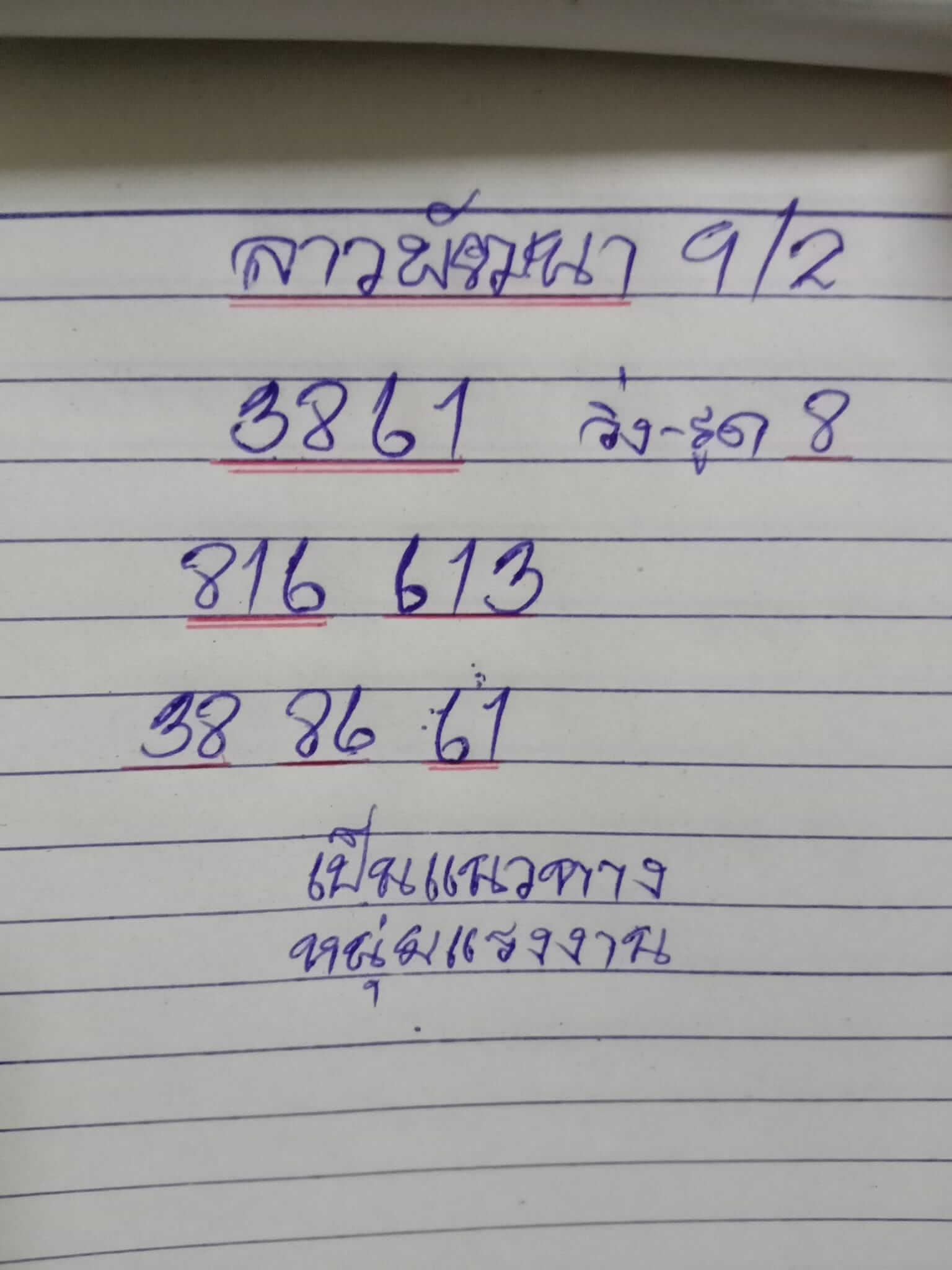 หวยลาว 9/2/65 ชุดที่ 3