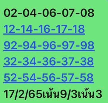 หวยหุ้น 17/2/65 ชุดที่ 5