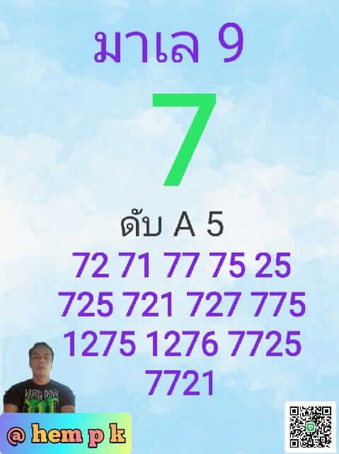 หวยมาเลย์ 9/3/65 ชุดที่ 7