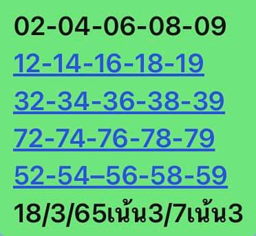 หวยหุ้น 18/3/65 ชุดที่ 10