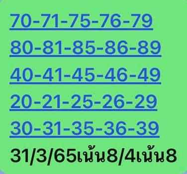 หวยหุ้น 31/3/65 ชุดที่ 6