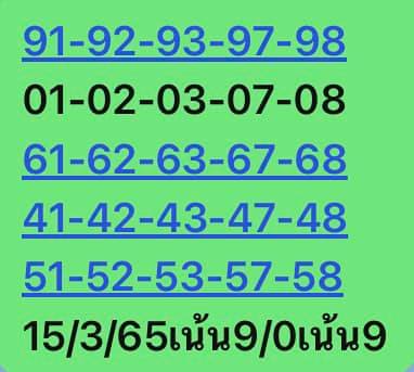 หวยหุ้น 15/3/65 ชุดที่ 5